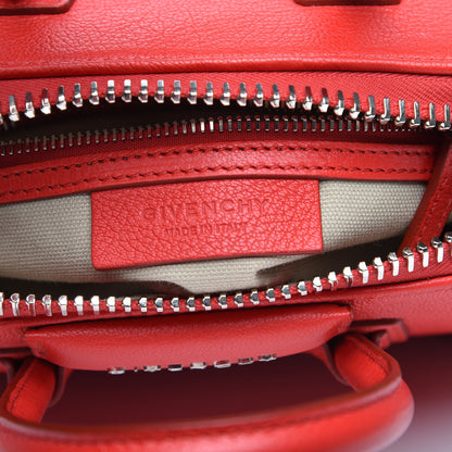 Givenchy Sugar Goatskin Mini Antigona Medium Red 7 of 8