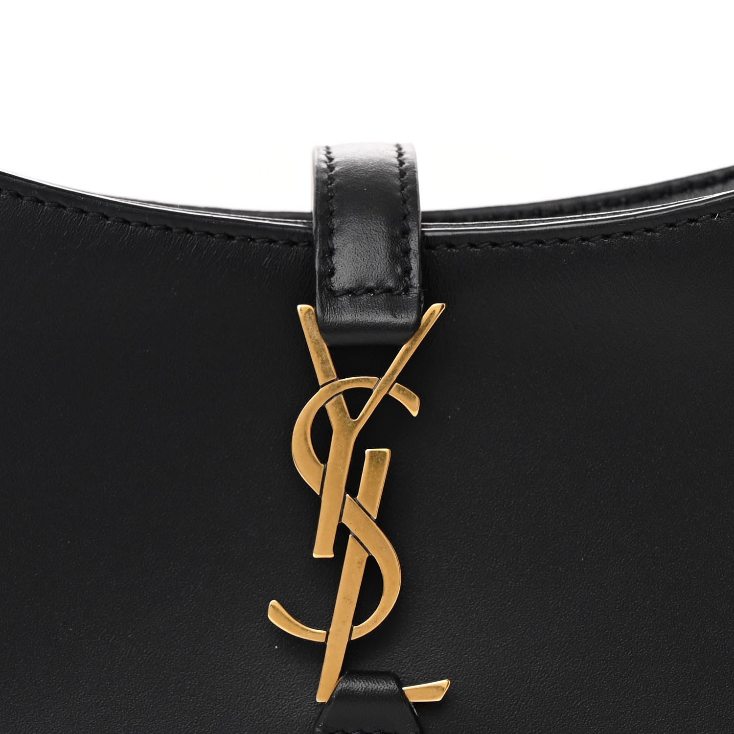 Saint Laurent Smooth Calfskin Le 5 A 7 Mini Hobo Black 8 of 10