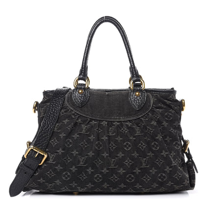 Louis Vuitton Denim Neo Cabby MM Black 1 of 17