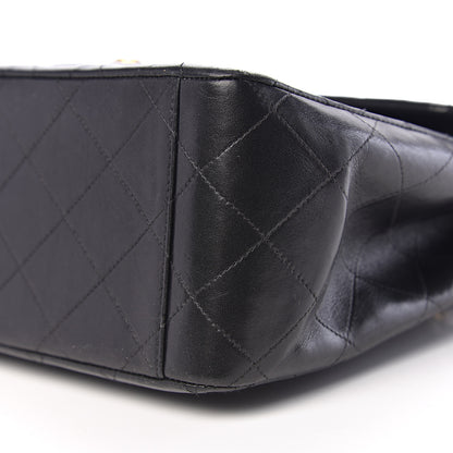Chanel Lambskin Quilted XL Jumbo Single Flap Black 12 of 13