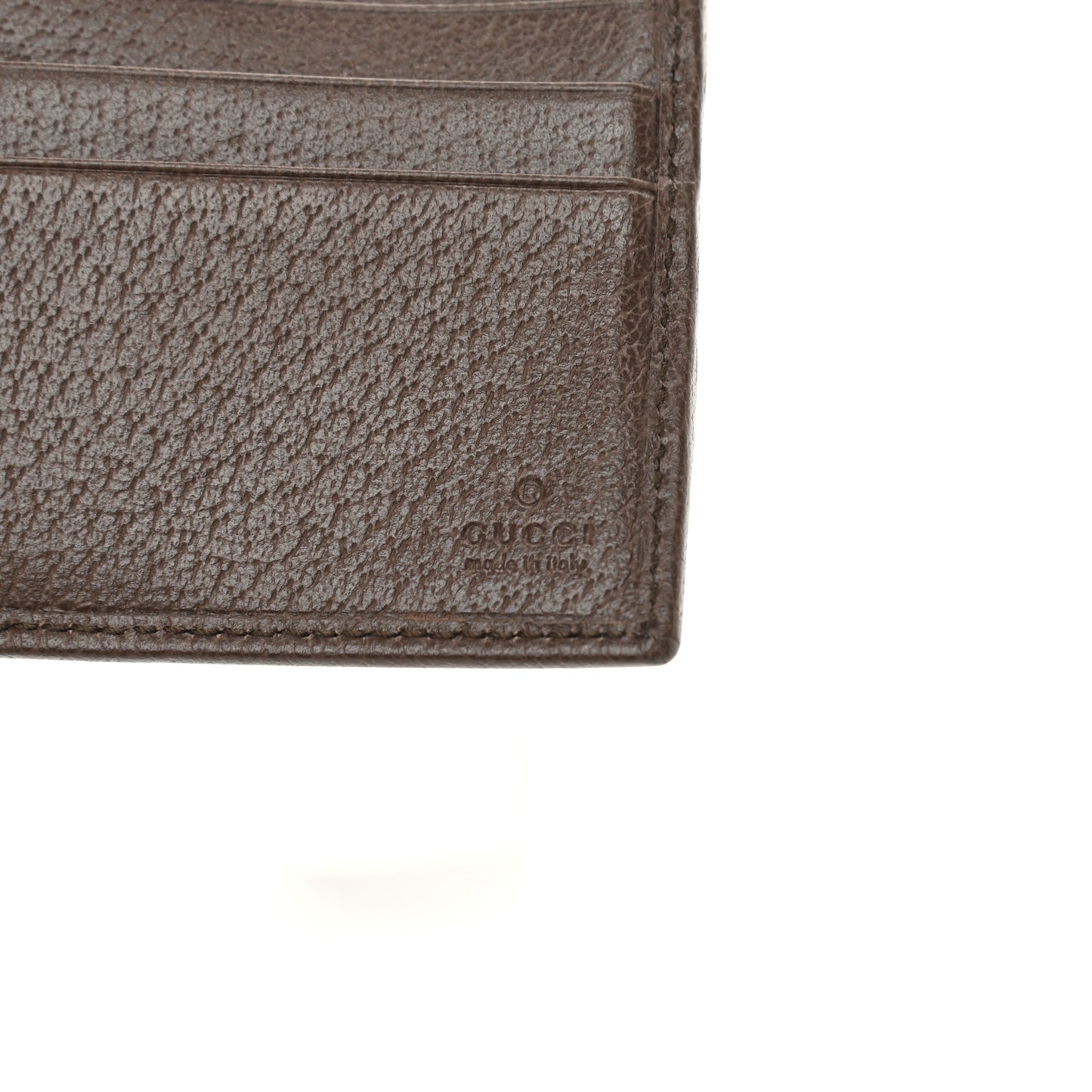 GG Supreme Monogram Web Mens Ophidia Bi-Fold Wallet Beige New Acero