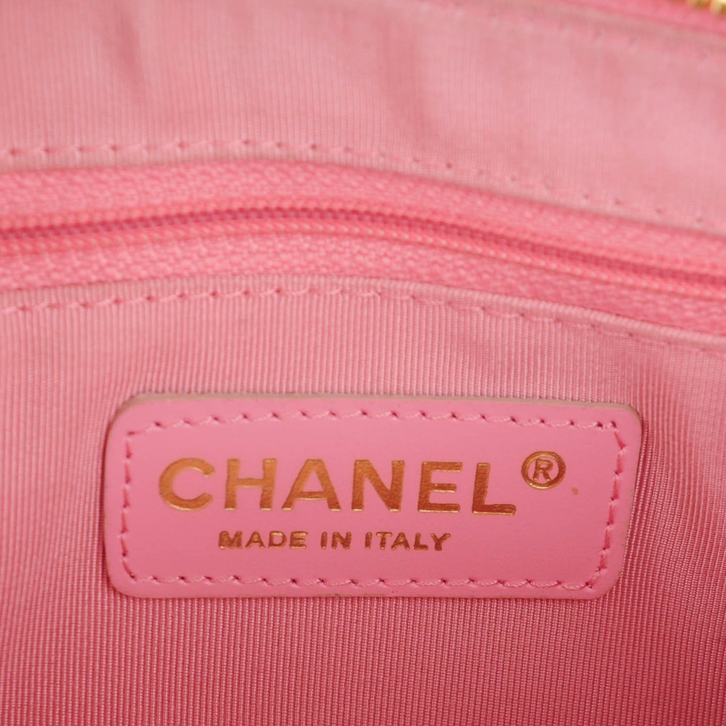 Caviar Quilted Pochette Pink