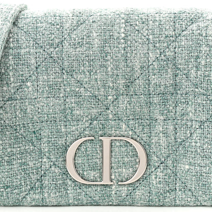 Christian Dior Canvas Macrocannage Caro Pouch Green Multicolor 8 of 12