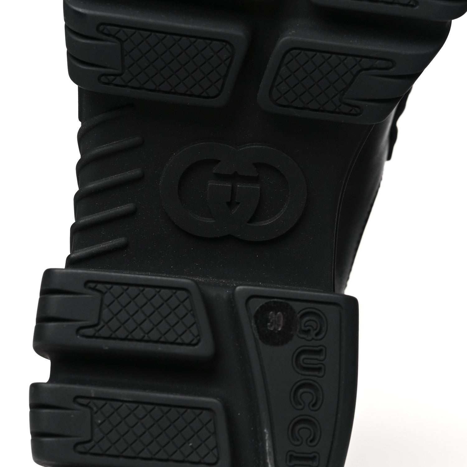 Gucci Quebec Calfskin Technical Jersey Knit GG Monogram Horsebit Ankle Boots 39 Black Fucsia 7 of 9