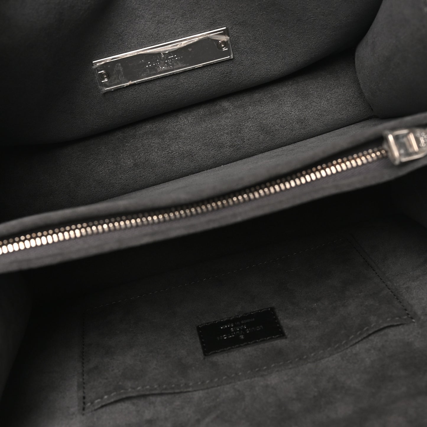 Denim Monogram Jacquard Dauphine MM Black