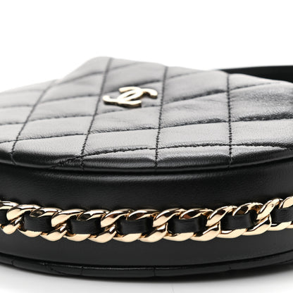Chanel Quilted Chain Around Pouch Black 9 of 9