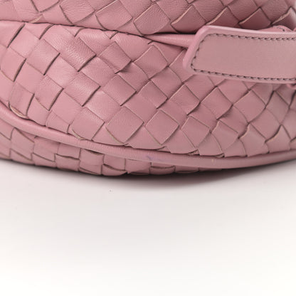 Bottega Veneta Nappa Intrecciato Rialto Shoulder Bag Rose Pink 11 of 15