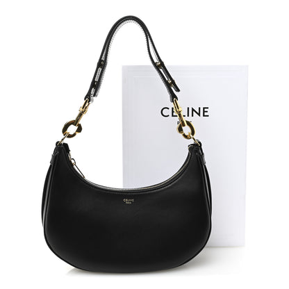 Celine Smooth Calfskin Medium Strap Ava Shoulder Bag Black 11 of 11