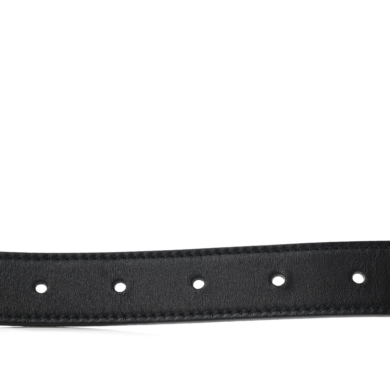 Gucci Moon Calfskin Torchon Double G 25mm Belt 90 36 Black 4 of 7