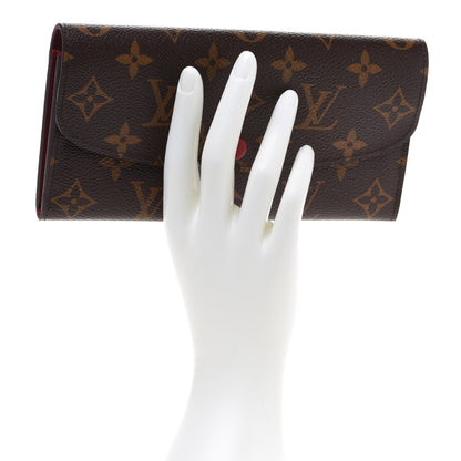 Louis Vuitton Monogram Emilie Wallet Fuchsia 2 of 10