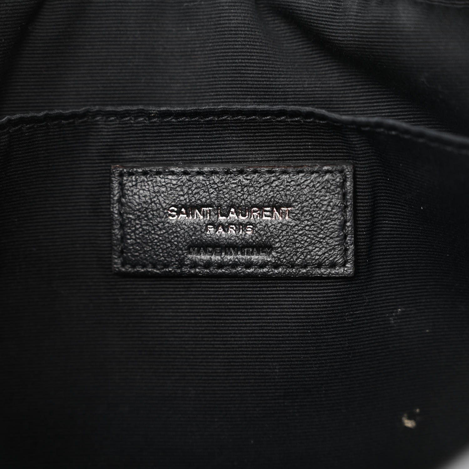 Saint Laurent Calfskin Matelasse Monogram Lou Camera Bag Black 5 of 12