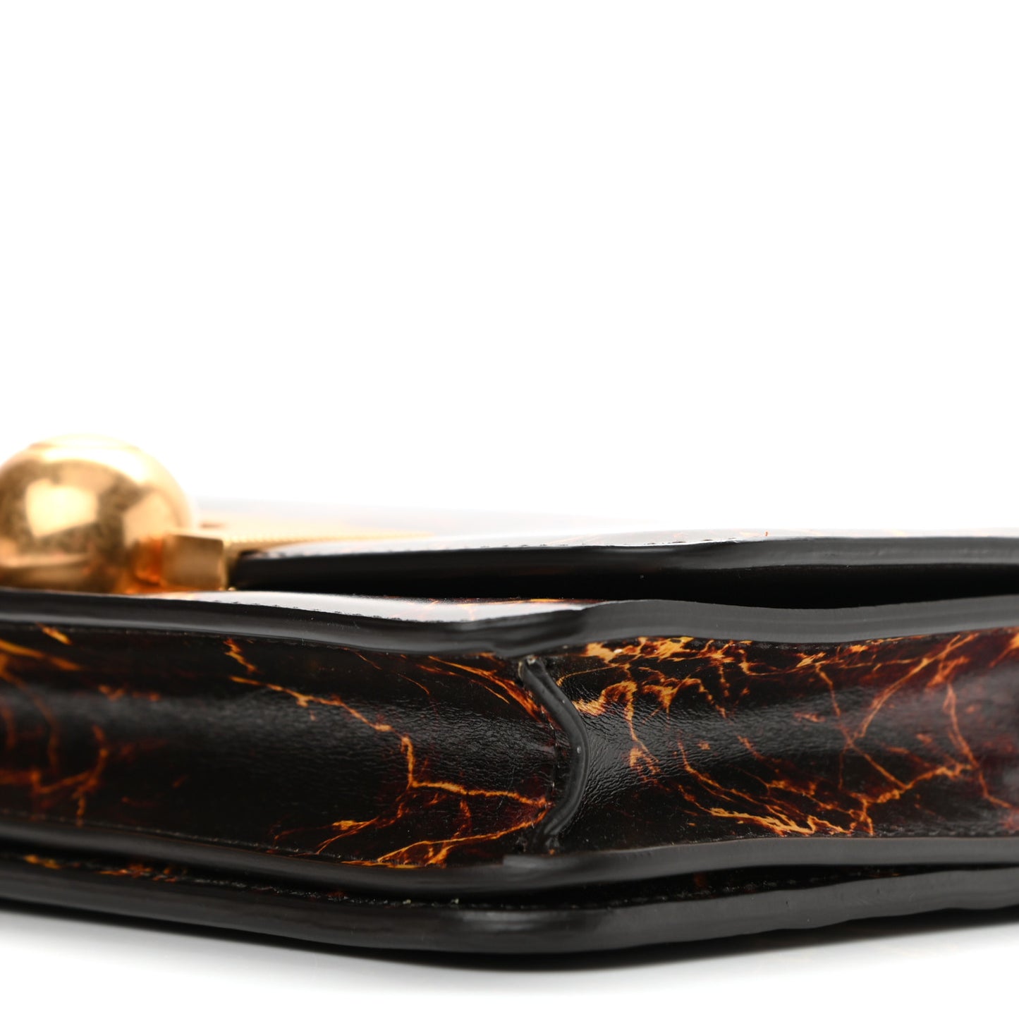 Spazzolato Marble BV Classic Bag Fondente Gold