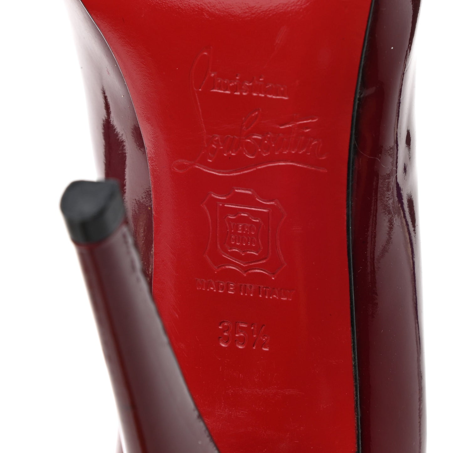 Patent 100 Pumps 35.5 Red