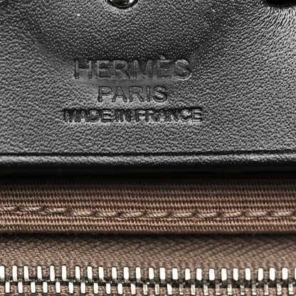 Hermes Toile Officier Vache Hunter Herbag Zip 31 PM Etoupe Bleu Indigo 7 of 12