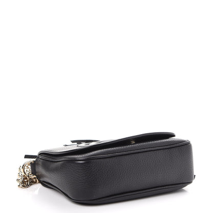 Gucci Pebbled Calfskin Small Soho Flap Crossbody Black 4 of 7