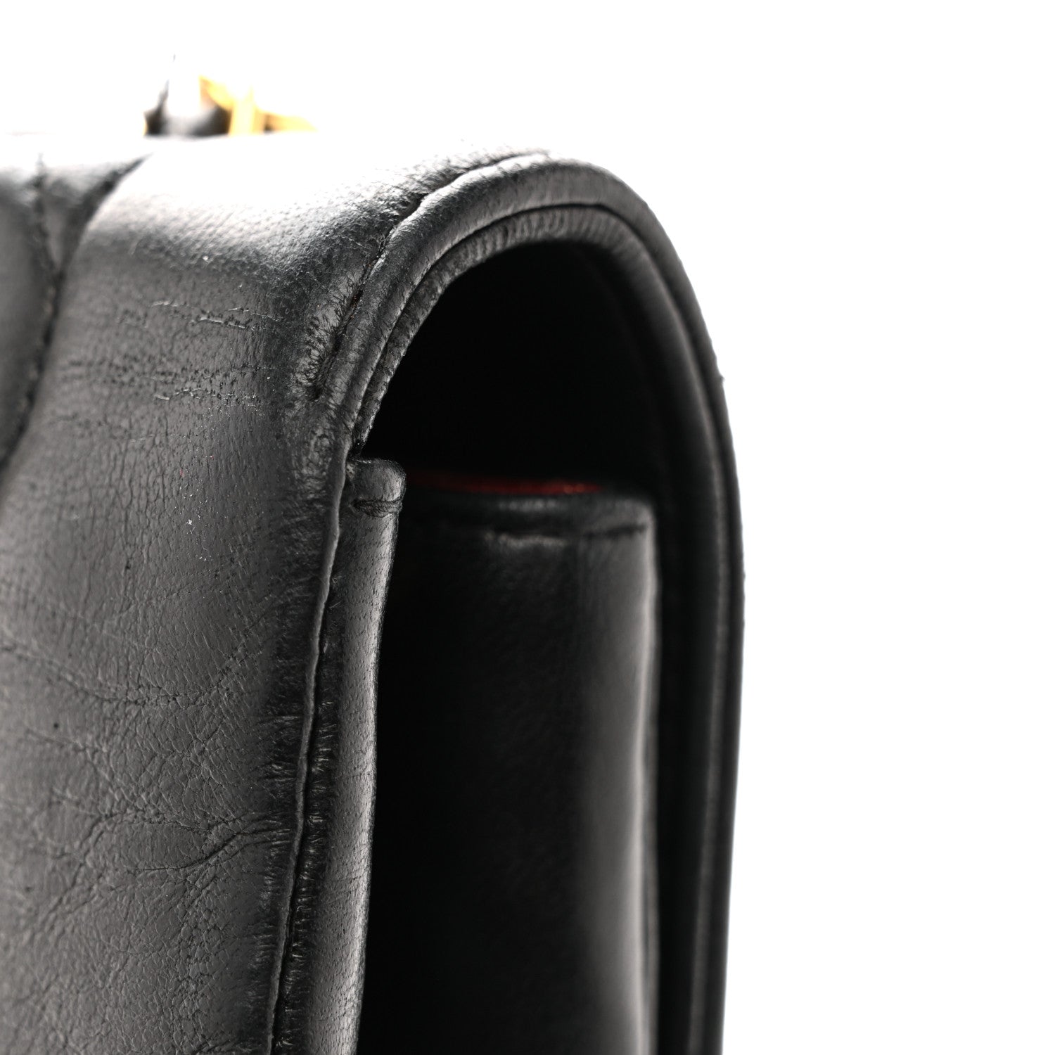Chanel Lambskin Quilted Medium Single Flap Black 14 of 14