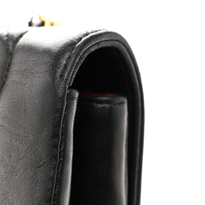 Chanel Lambskin Quilted Medium Single Flap Black 14 of 14