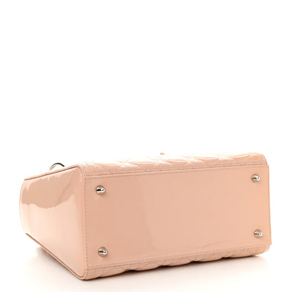 Christian Dior Patent Cannage Medium Lady Dior Light Pink 4 of 11