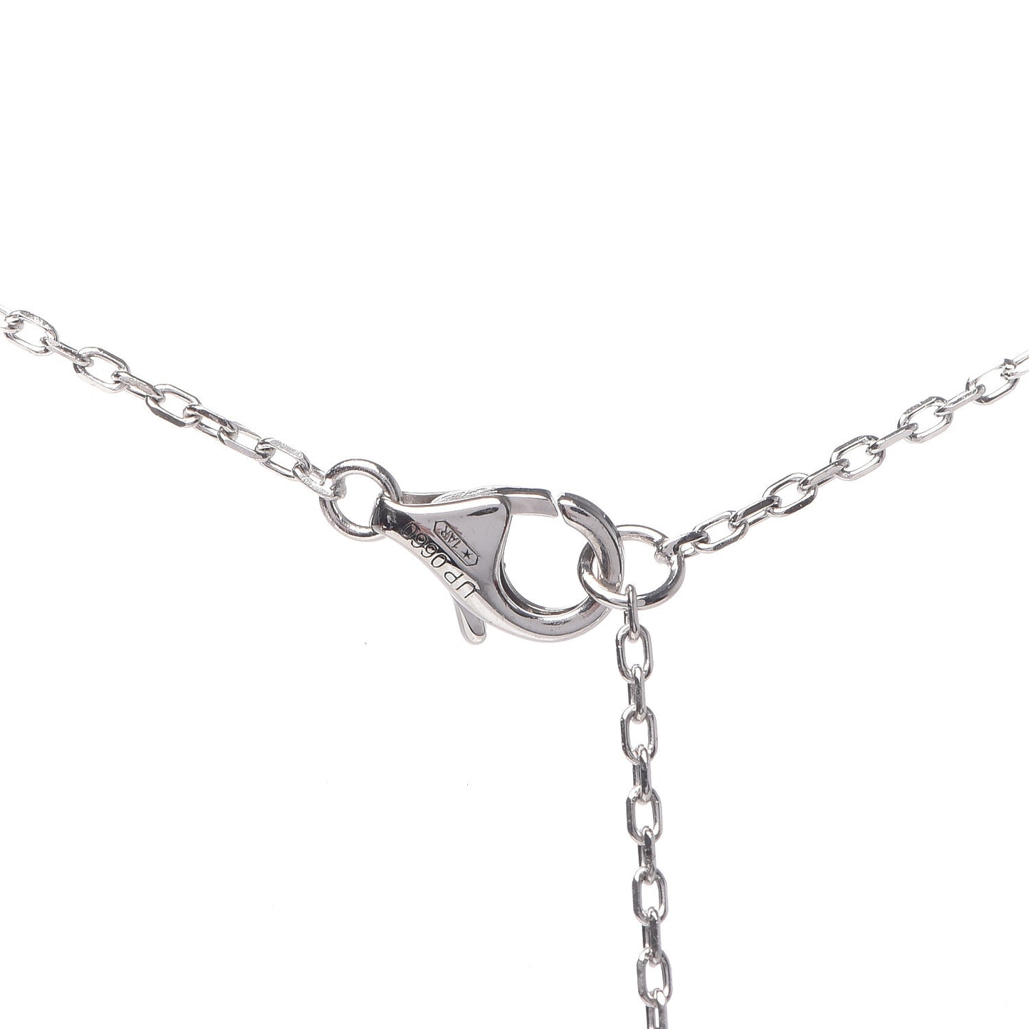 18K White Gold Diamond D'Amour Heart Pendant Necklace