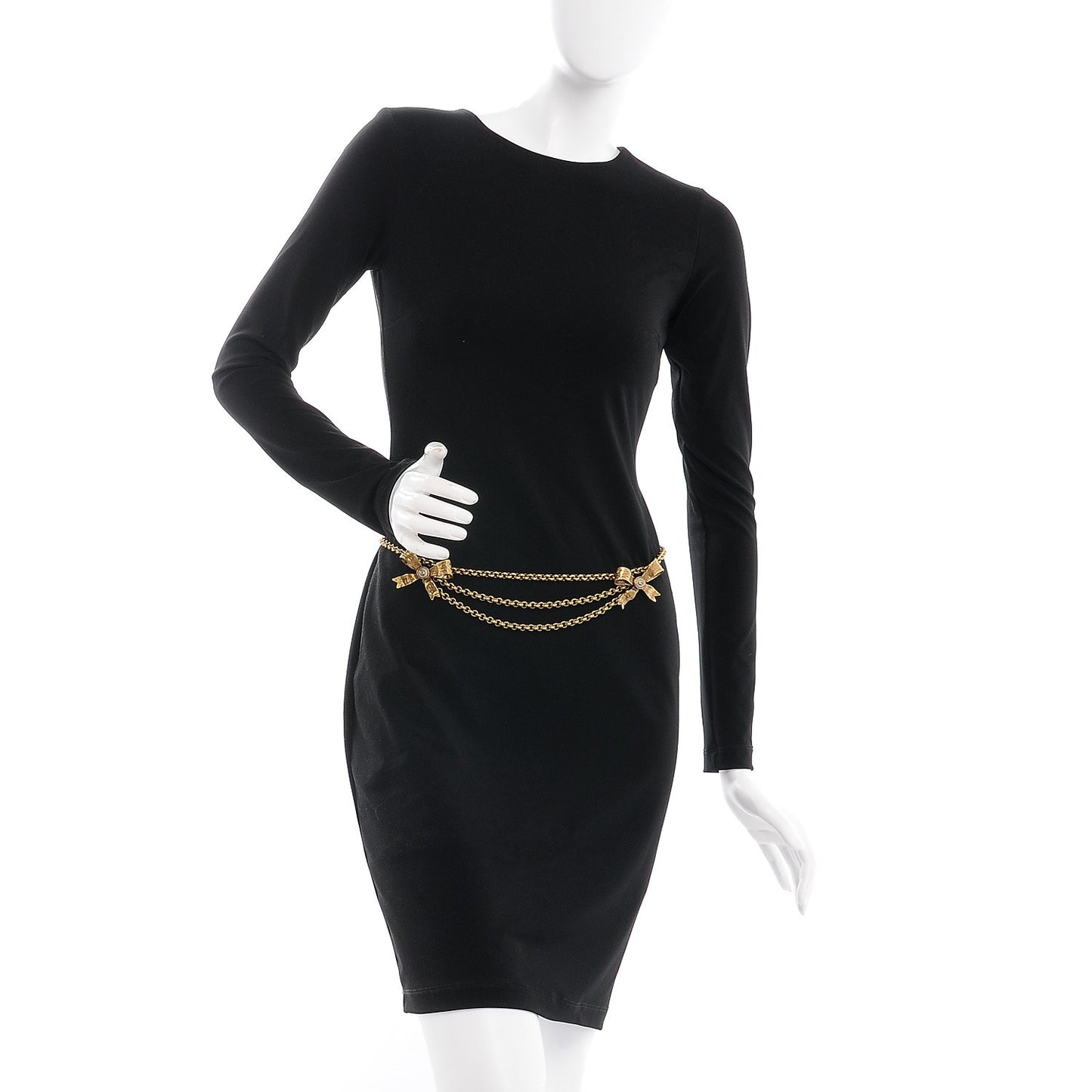 Chain GG Bow Belt Antique Gold
