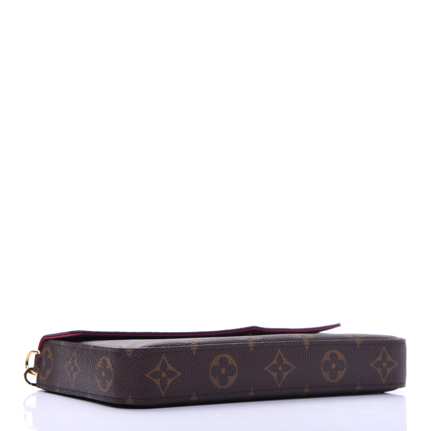 Monogram Pochette Felicie Chain Wallet Fuchsia