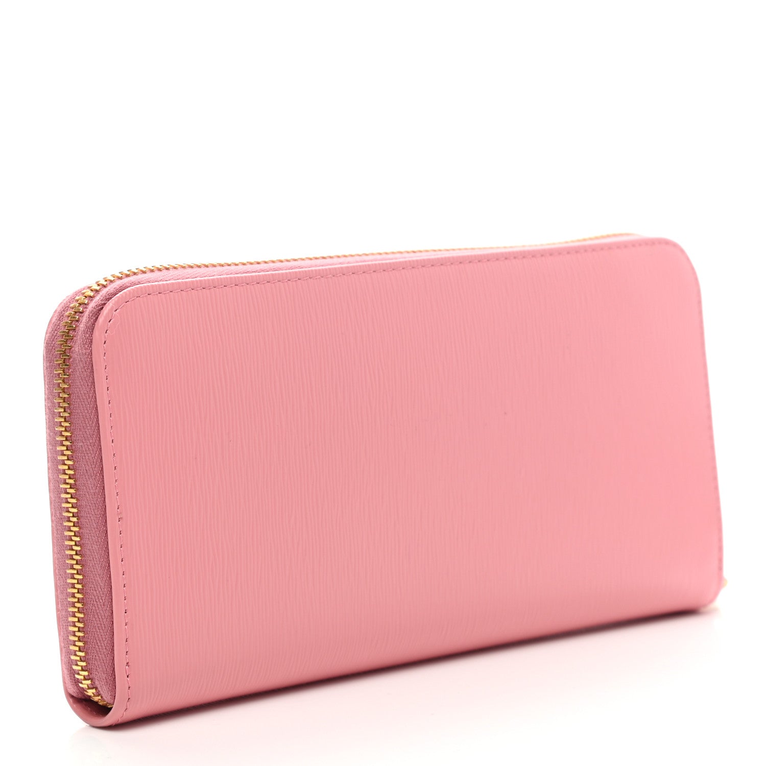 Prada Vitello Move Zip Around Wallet Petalo 3 of 9