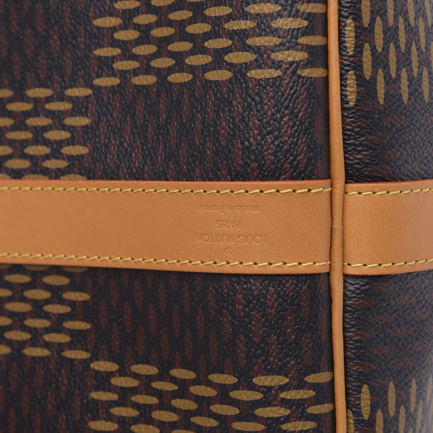 X NIGO Giant Damier Ebene Monogram Keepall Bandouliere 50