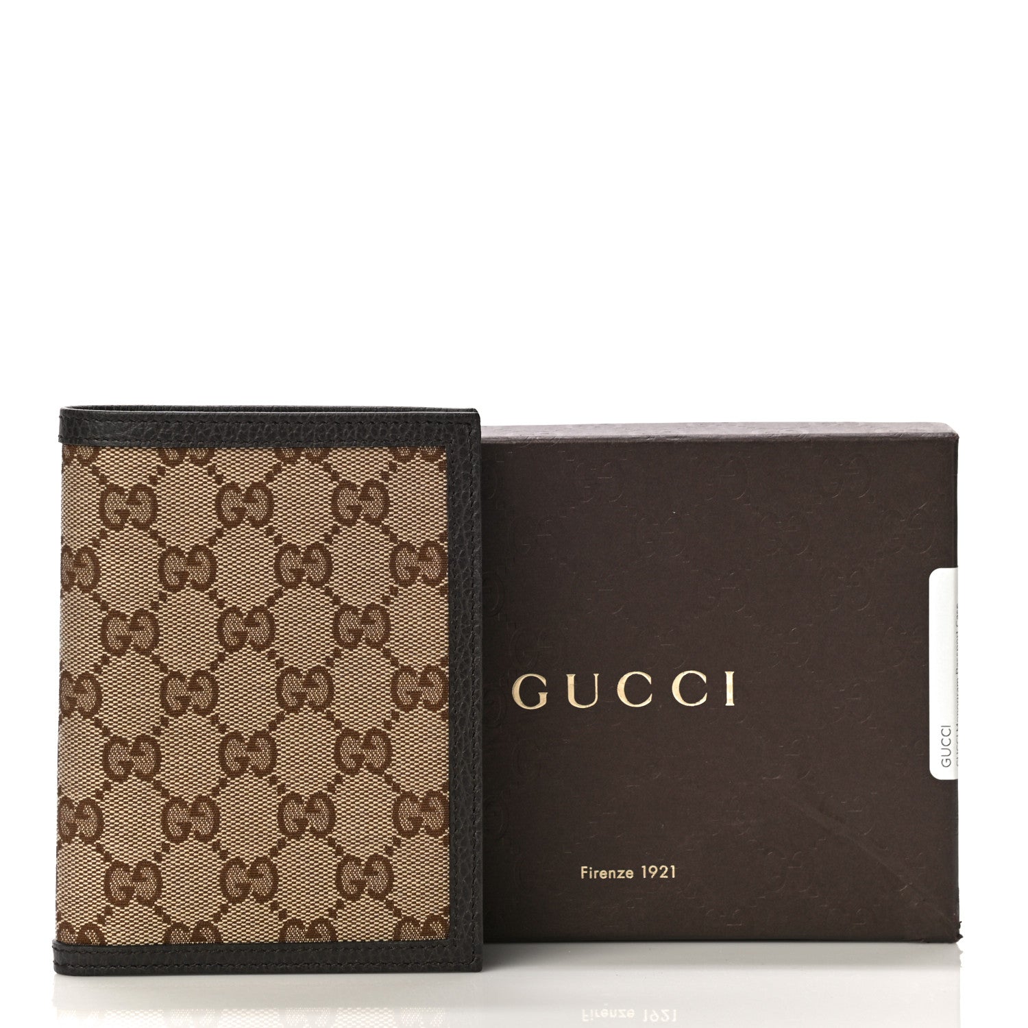Gucci Monogram Passport Case Dark Brown 10 of 10