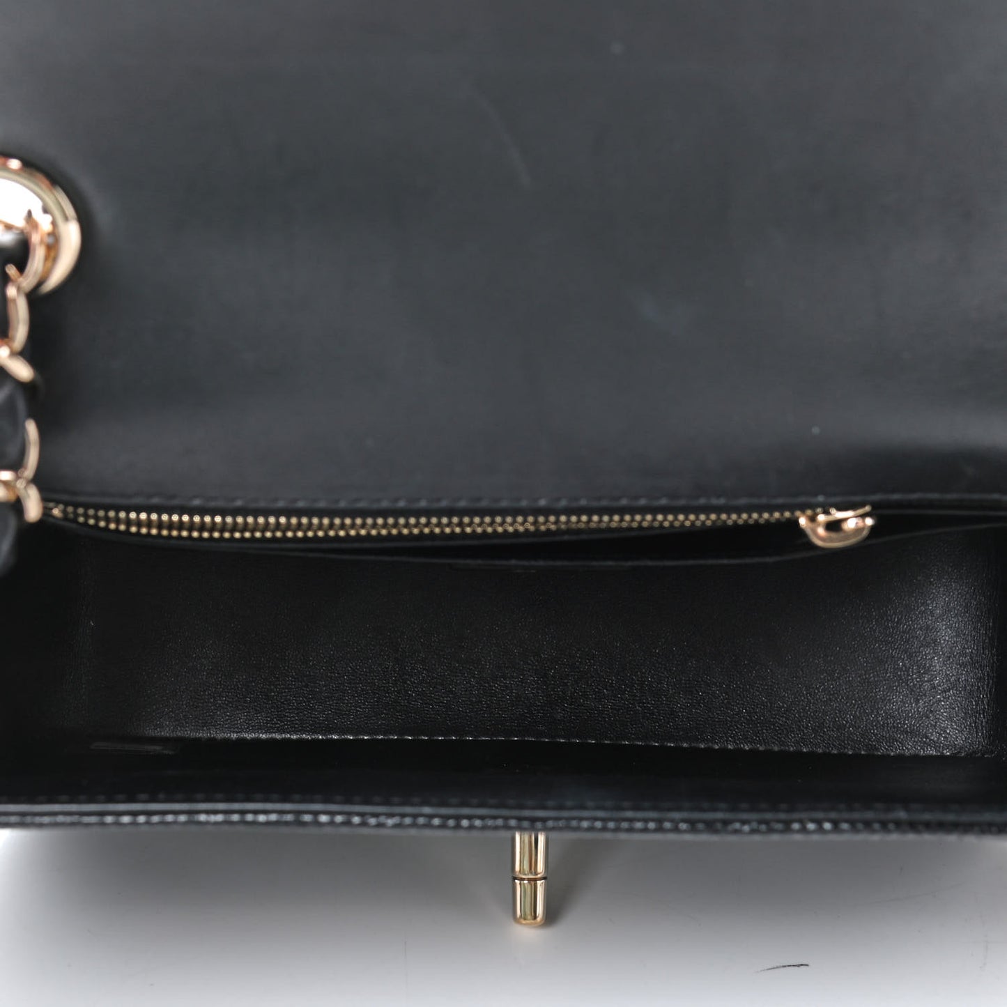 Lizard Mini Rectangular Flap Black