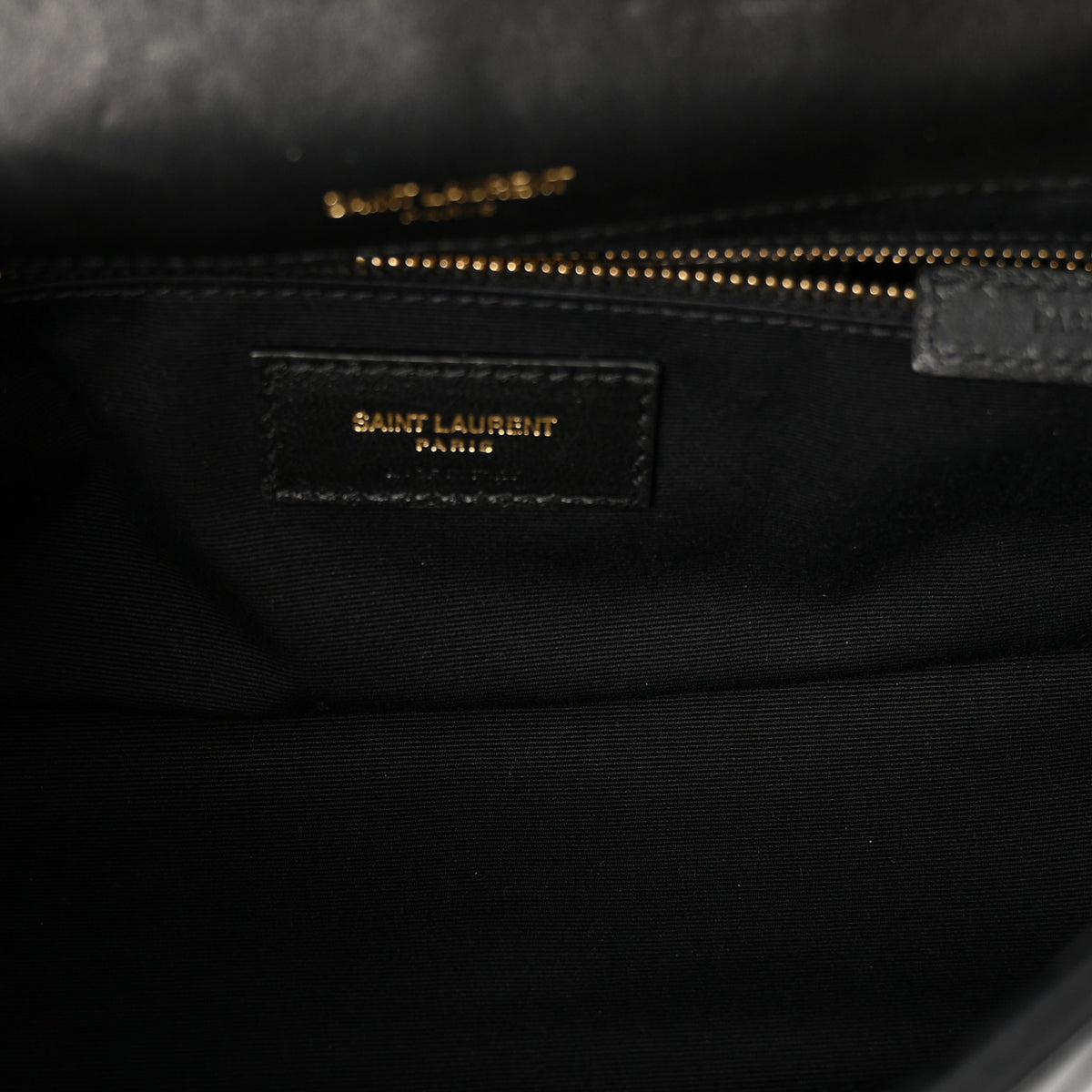 Saint Laurent Lambskin Patchwork Monogram Medium Jamie Black 5 of 10