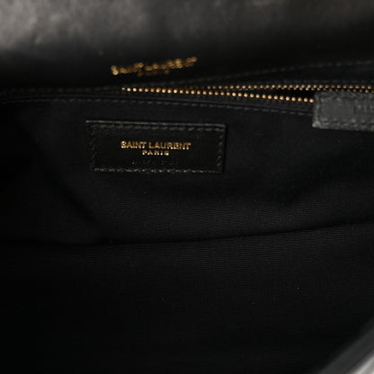 Saint Laurent Lambskin Patchwork Monogram Medium Jamie Black 5 of 10