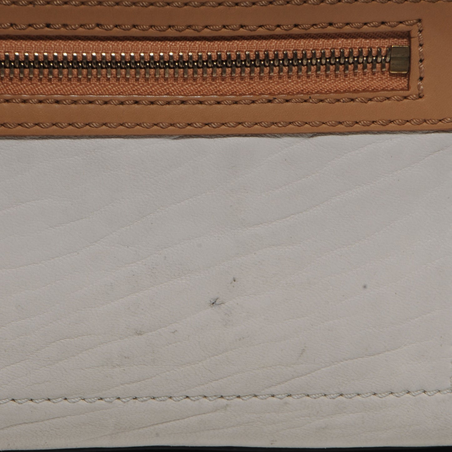 Shrunken Lambskin and Smooth Calfskin Micro Tri-Color Luggage