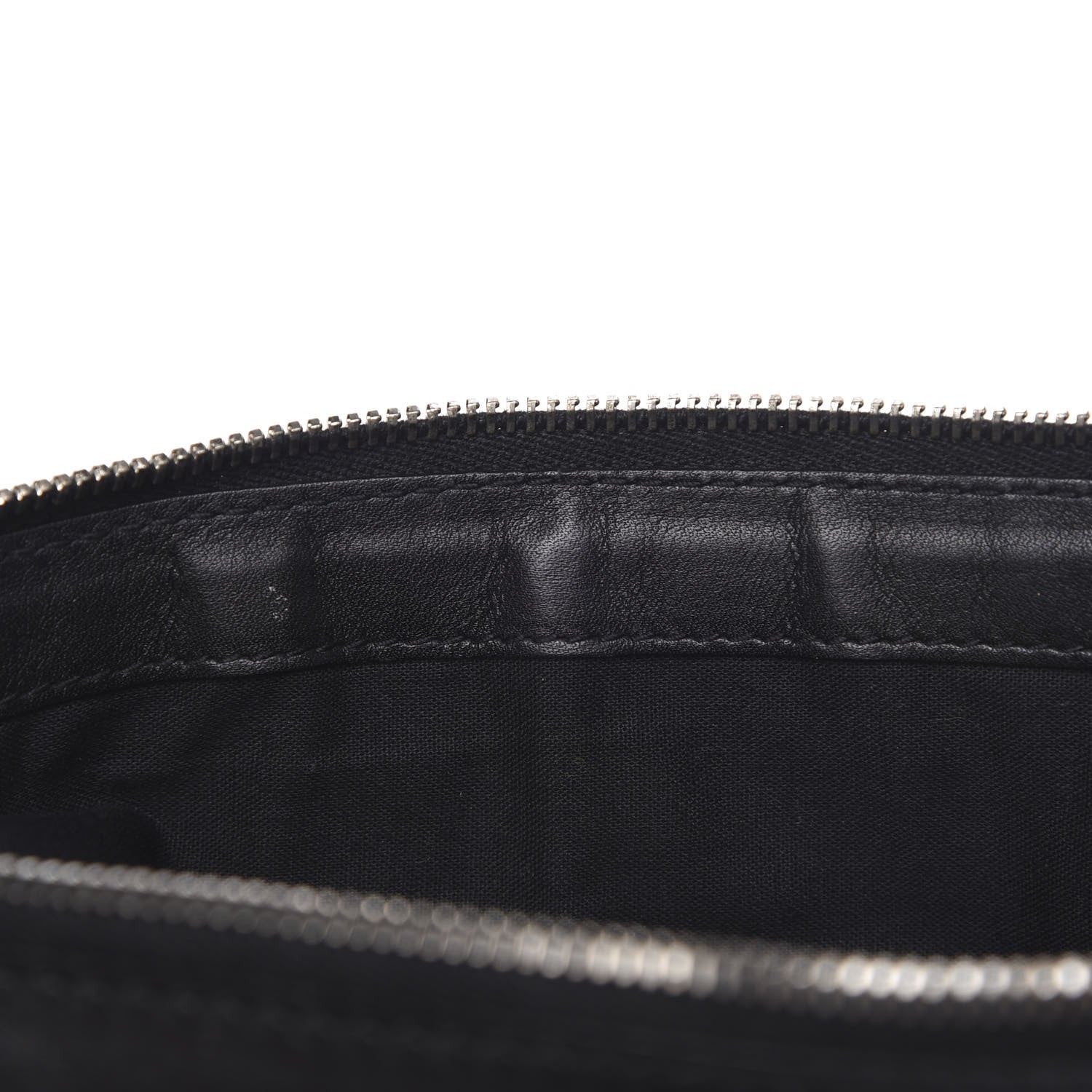 Balenciaga Suede Arena Lambskin Classic Hardware City Medium Pouch Black 8 of 9