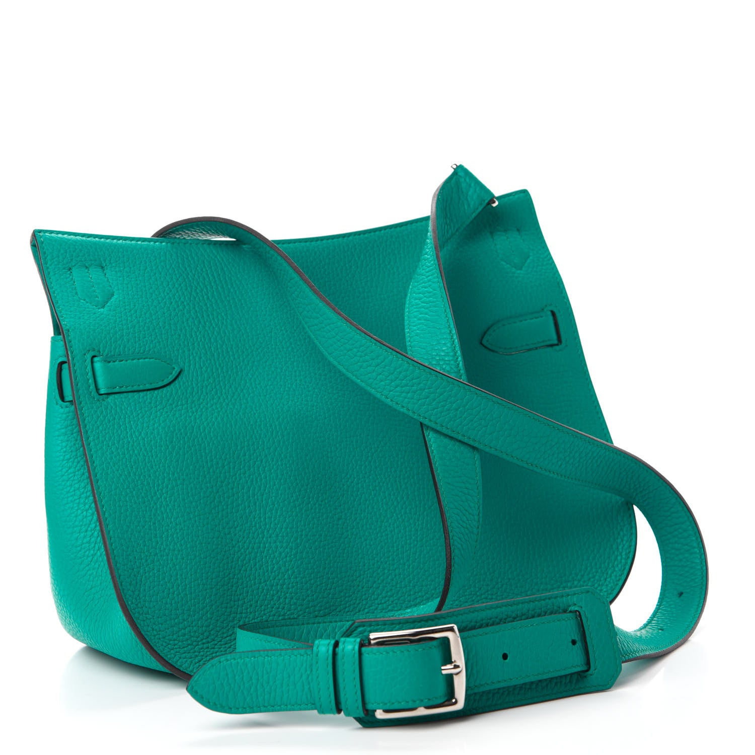 Hermes Taurillon Clemence Jypsiere 28 Bleu Paon 3 of 10