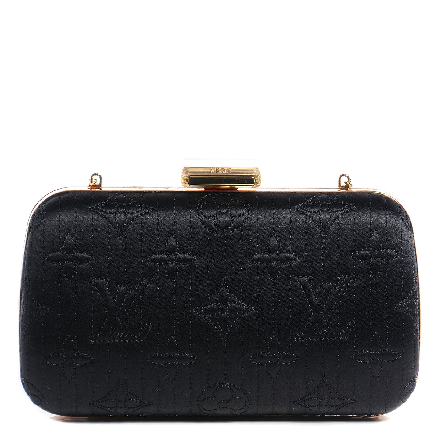 Monogram Motard Minaudiere Clutch Black