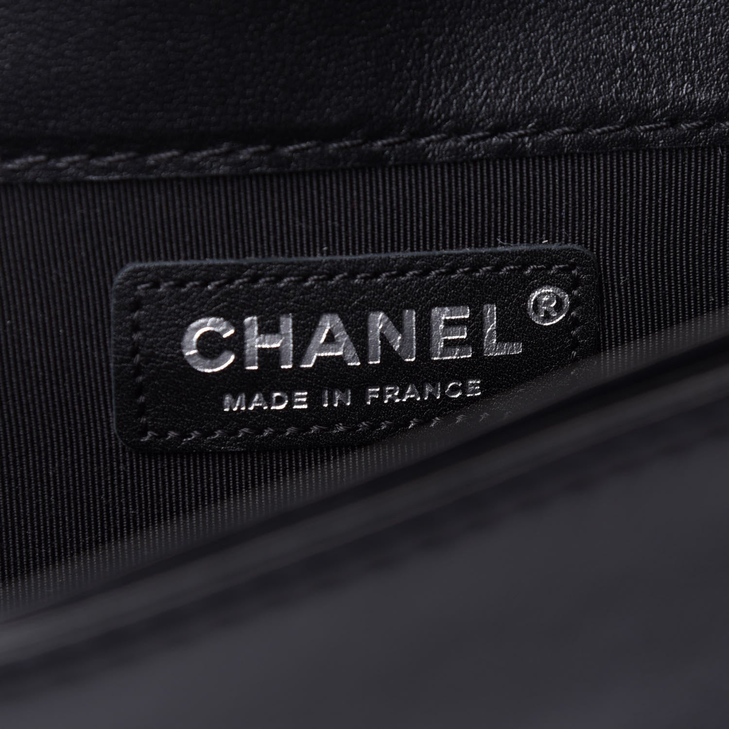 Chanel Calfskin Enchained New Medium Boy Flap Black 6 of 12