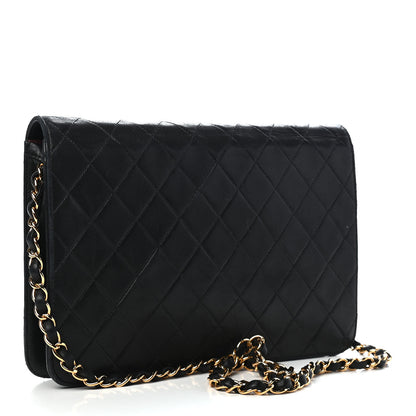 Chanel Lambskin Quilted Medium Single Flap Black 2 of 8