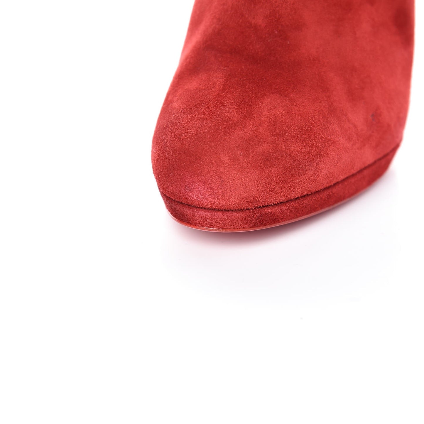 Veau Velours Bella Top 120 Ankle Boots 36.5 Carmin