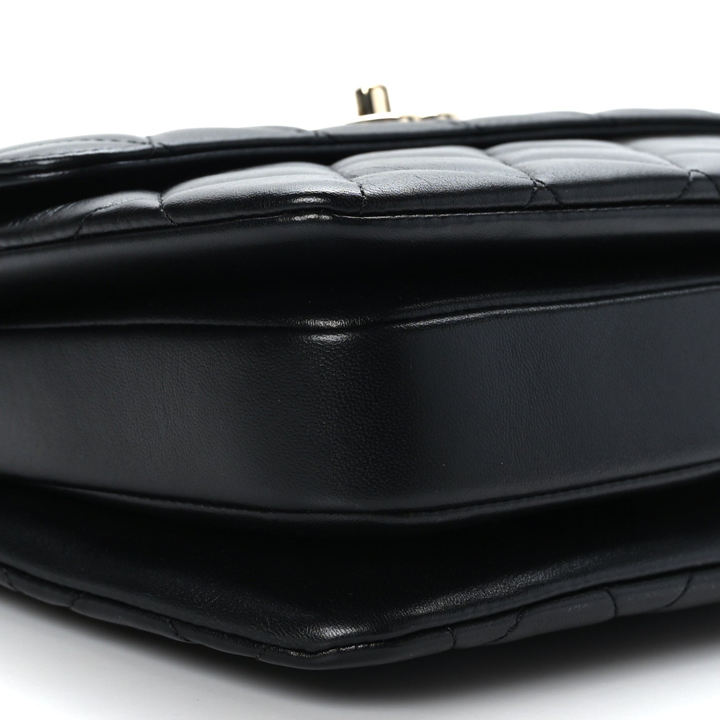 Lambskin Quilted Small Trendy CC Dual Handle Flap Bag Black
