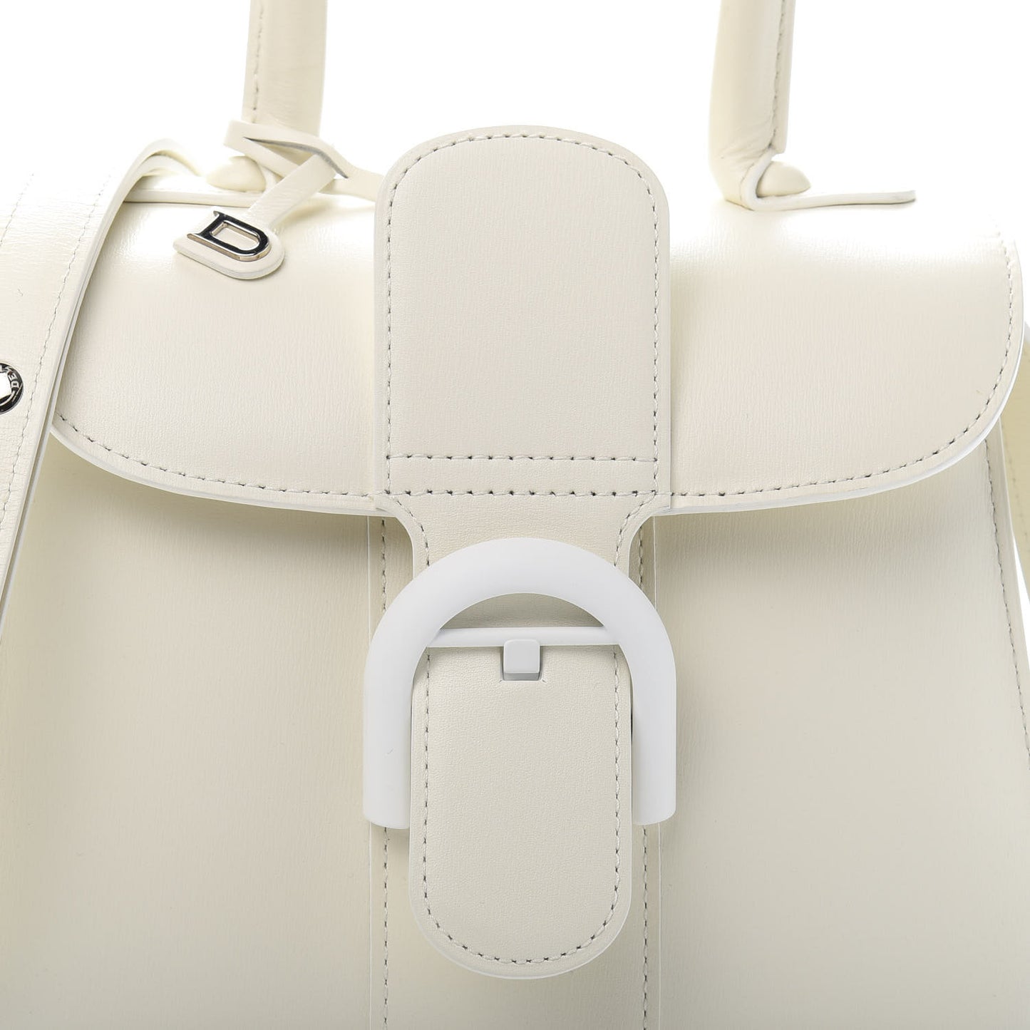 Calfskin Mini Brillant Satchel Ivory