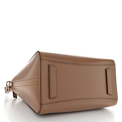 Givenchy Shiny Lord Calfskin Medium Antigona Dark Beige 4 of 10