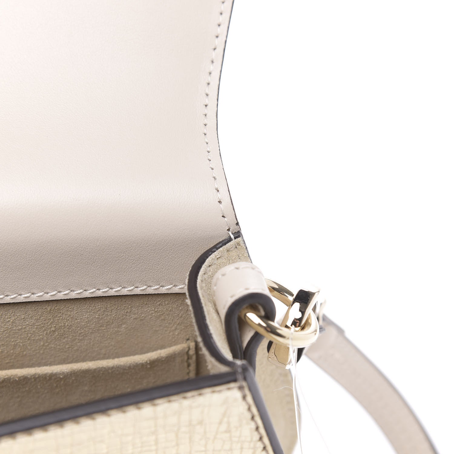 Chloe Metallic Calfskin Small Nile Bracelet Bag Gold 10 of 10