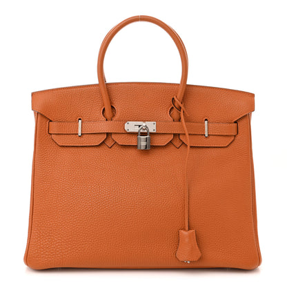 Hermes Togo Birkin 35 Orange 1 of 17