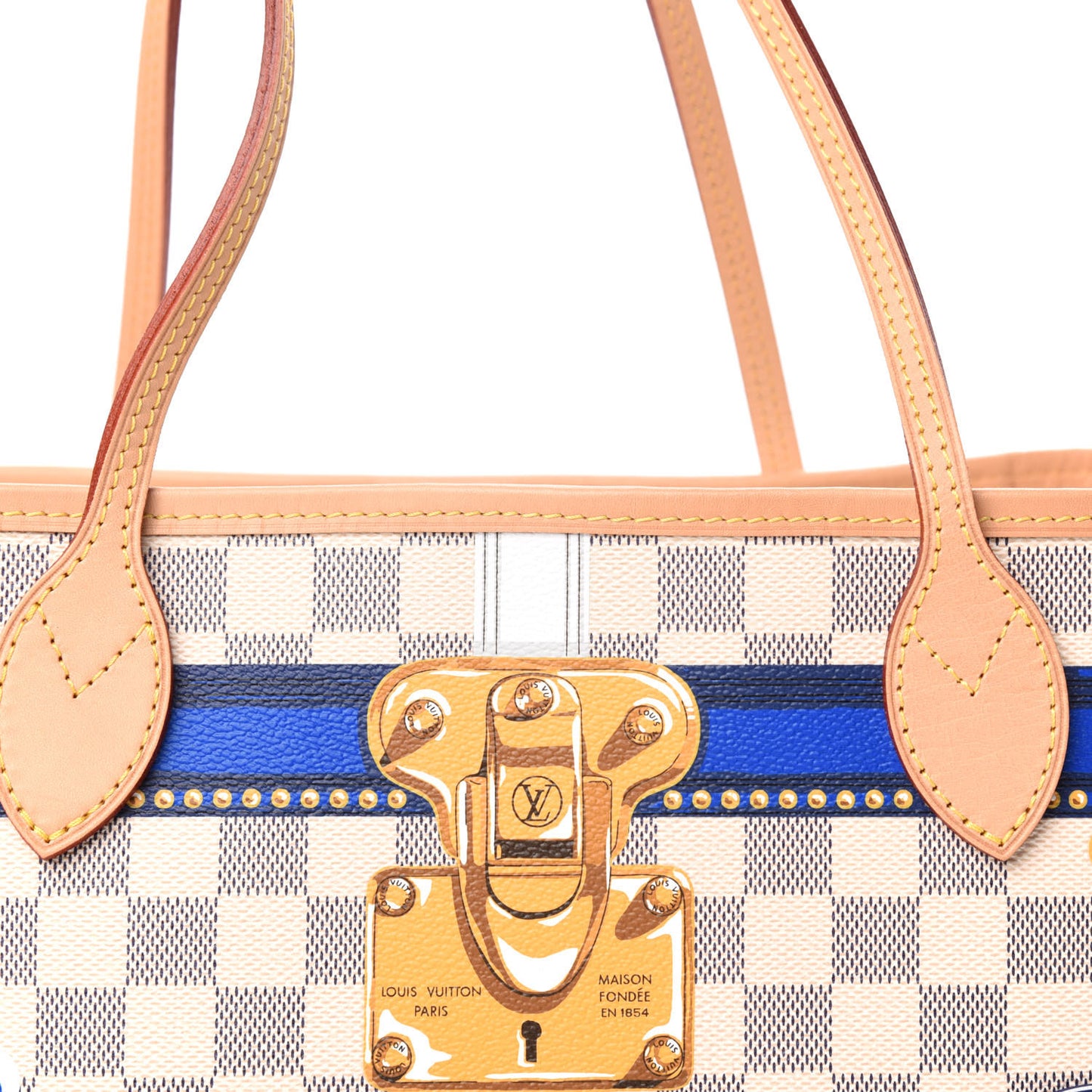 Damier Azur Summer Trunks Forte Dei Marmi Neo Neverfull MM