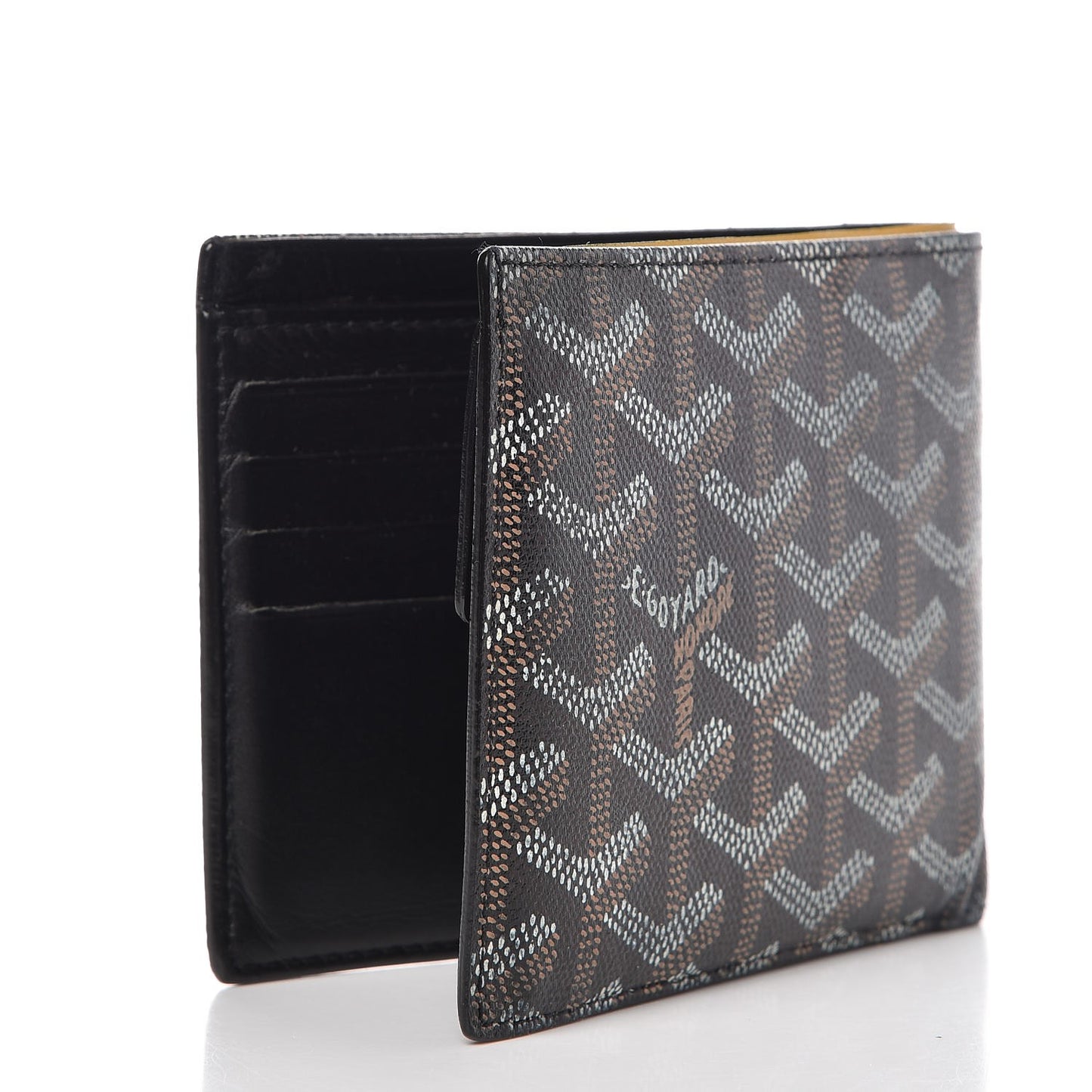 Goyardine Saint Florentin Bifold Wallet Black