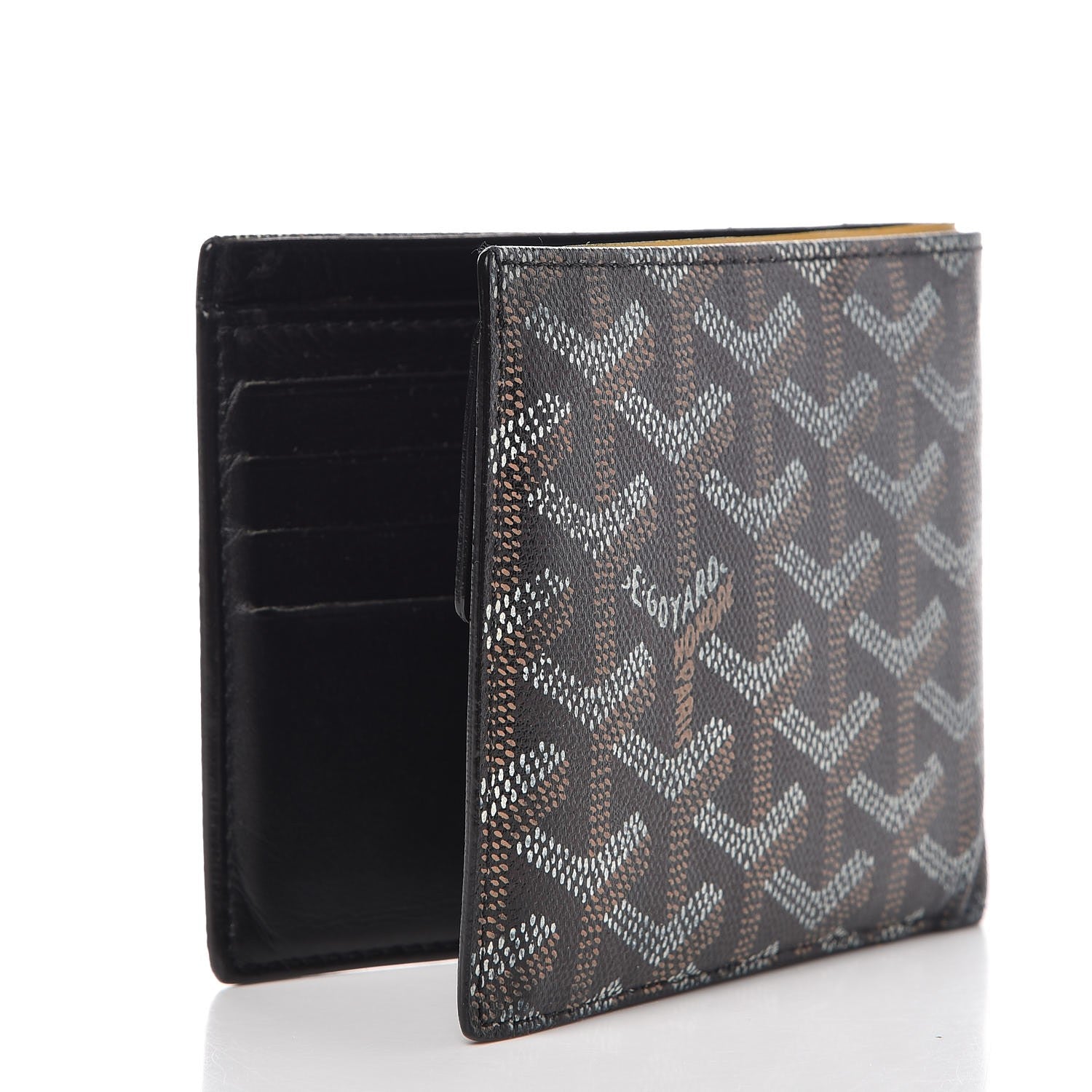 Goyard Goyardine Saint Florentin Bifold Wallet Black 3 of 9