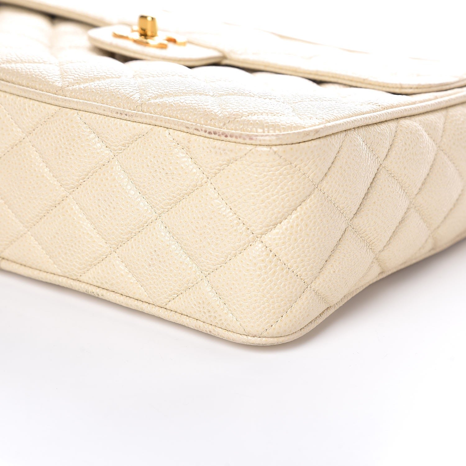 Chanel Caviar Quilted Camera Case Beige Clair 12 of 13