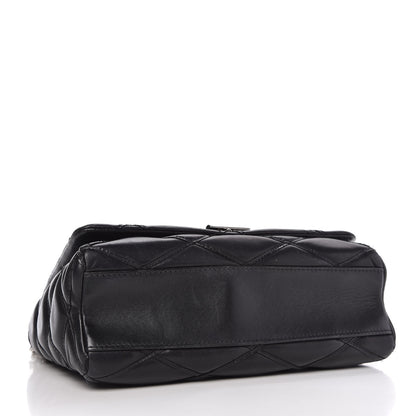 Louis Vuitton Lambskin Malletage GO-14 MM Black 5 of 9