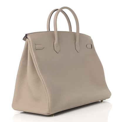 Hermes Togo Birkin 40 Gris Tourterelle 3 of 11