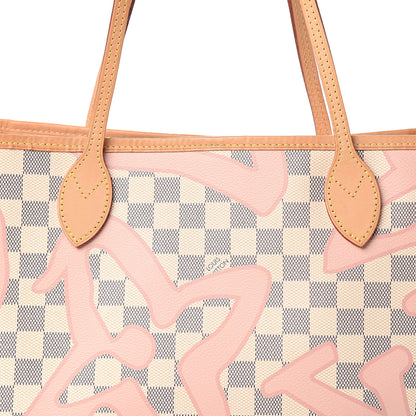 Louis Vuitton Damier Azur Tahitienne Neverfull MM 10 of 11